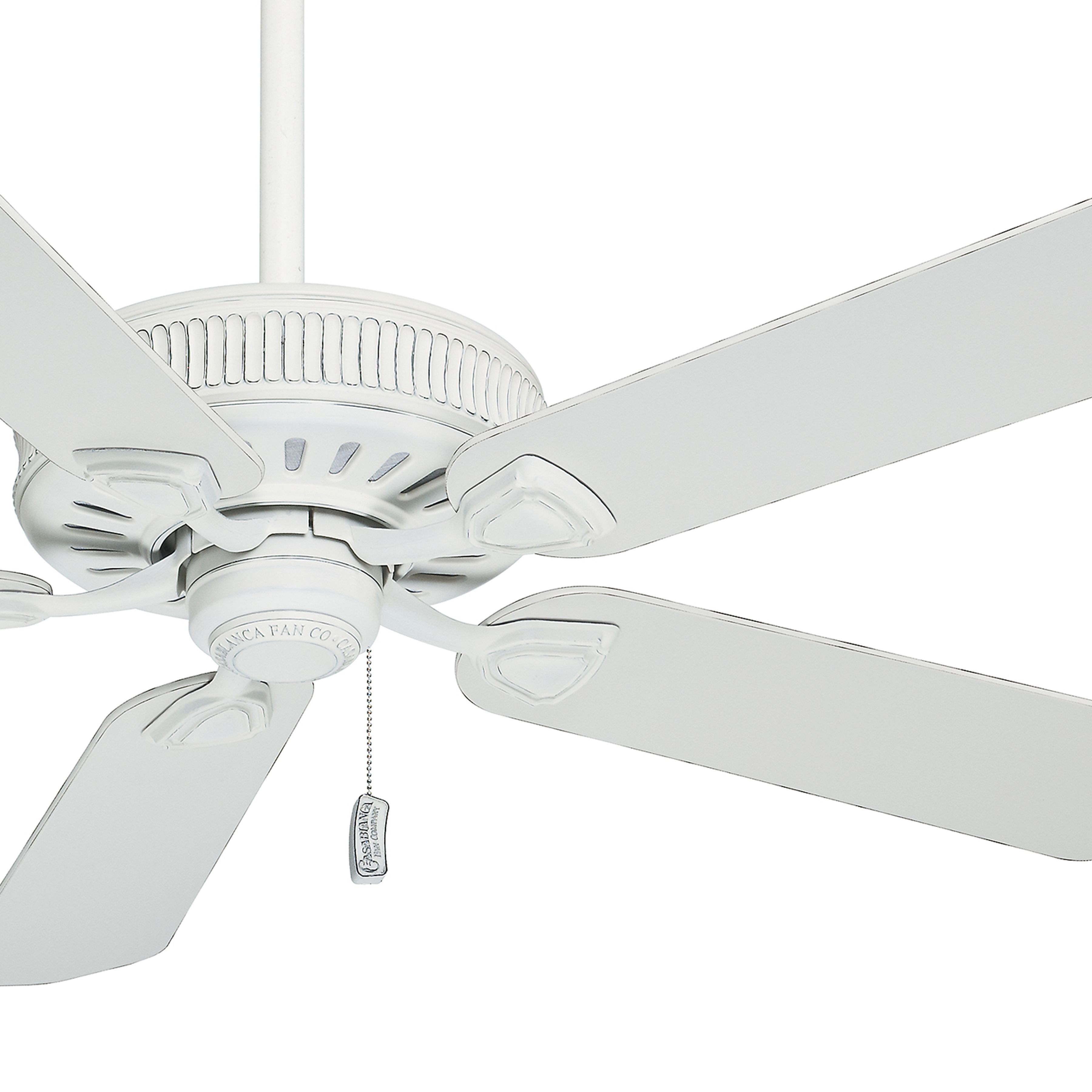 Casablanca Fan 54 inch Cottage White Finish Ceiling fan with Direct Drive Motor (Certified Refurbished)