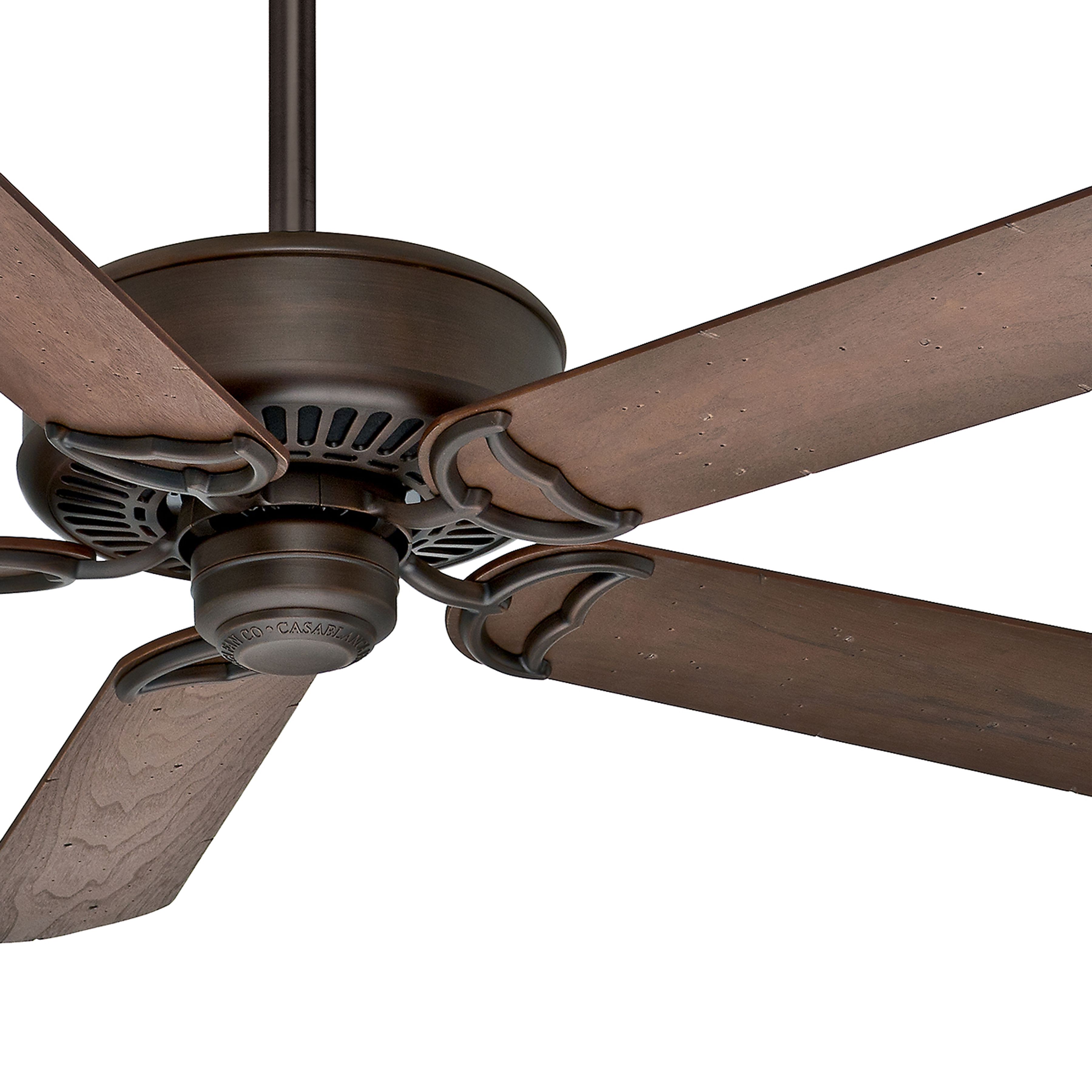 Casablanca Fan 54 inch Brushed Cocoa Finish Ceiling Fan with Remote Control and 3 Position Mounting (Certified Refurbished)