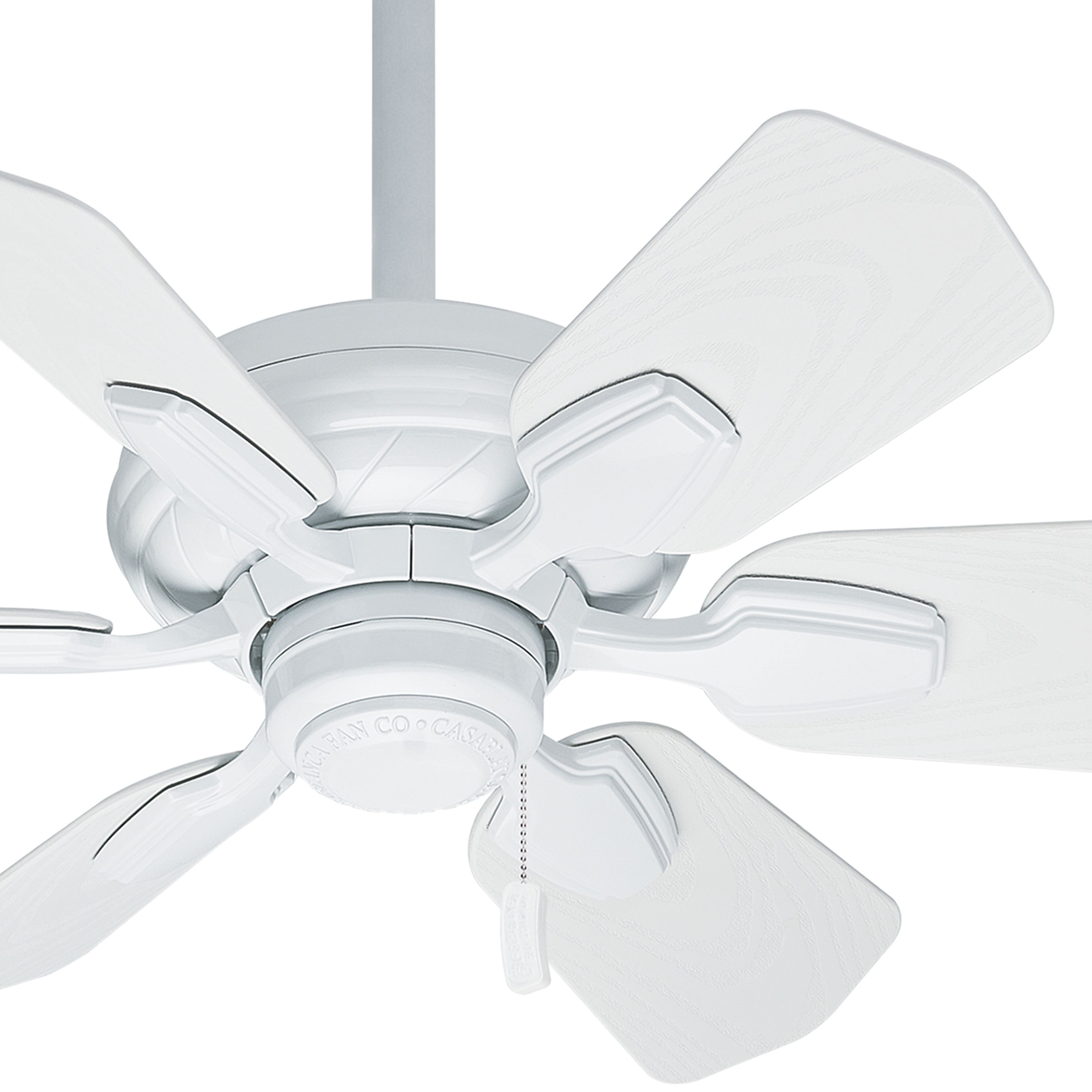 Casablanca Fan 31 inch Snow White Ceiling Fan, 6 Blade (Certified Refurbished)