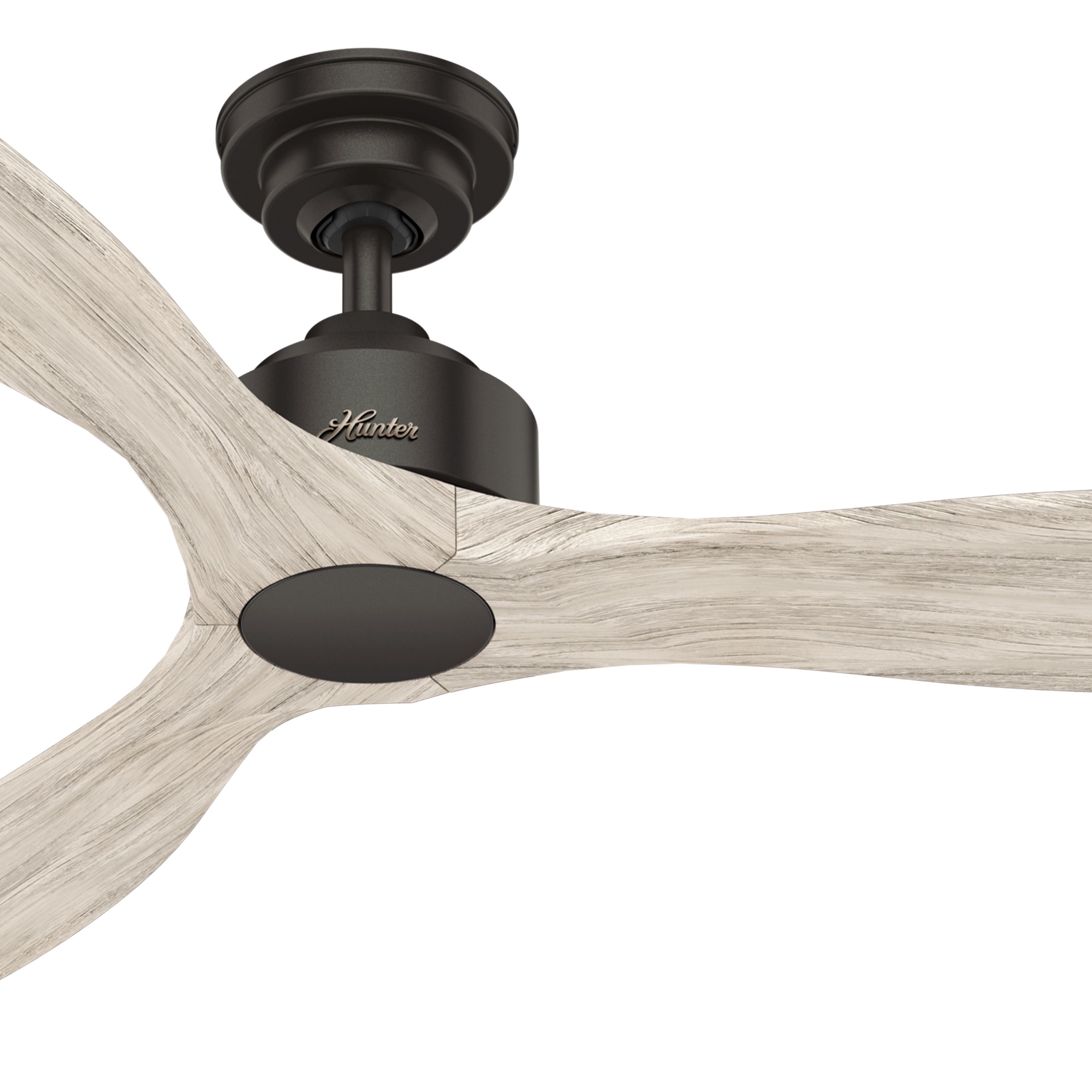 Hunter Fan 52 inch Contemporary Noble Bronze Indoor Ceiling Fan with 3 Blades (Certified Refurbished)