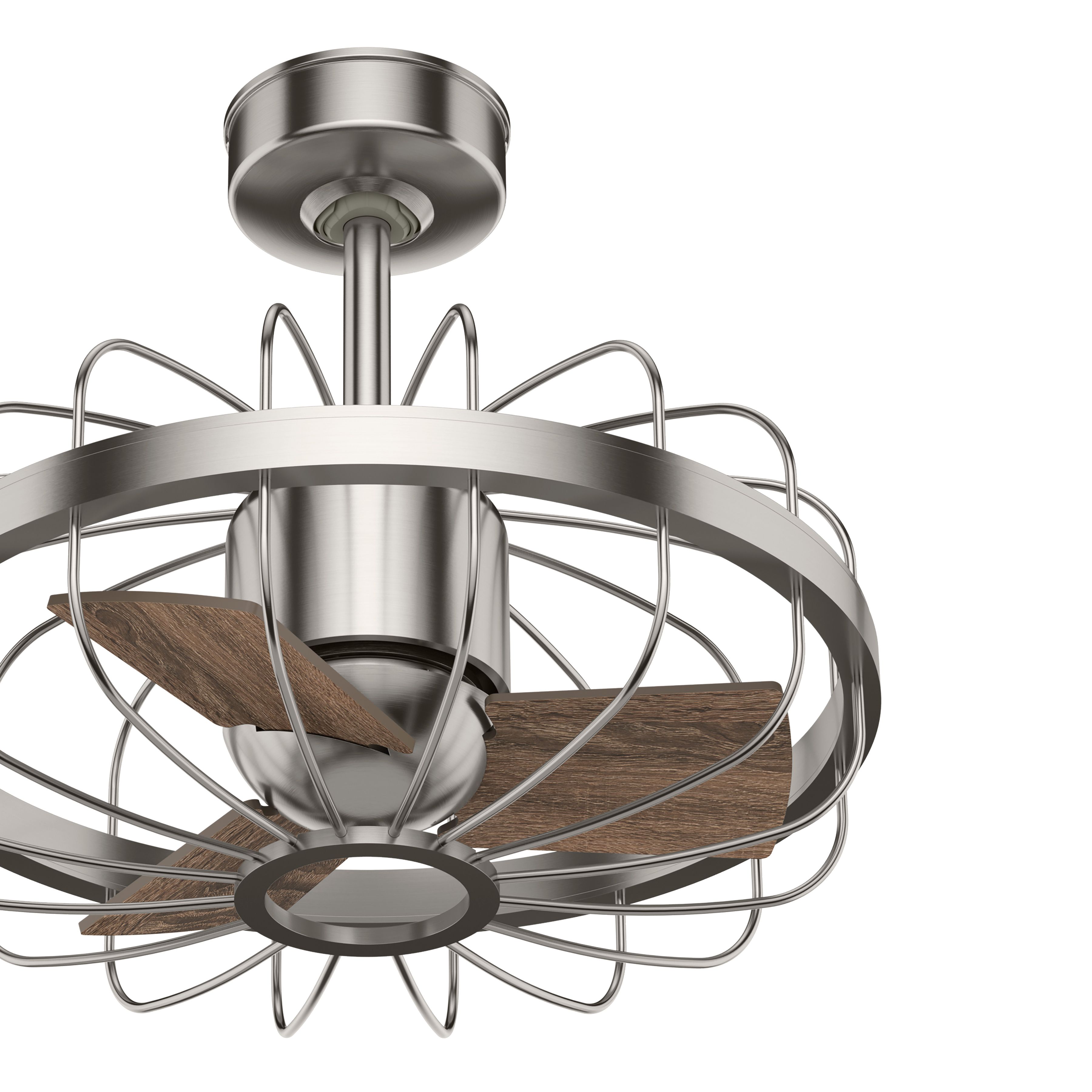 Hunter Fan 16 inch Contemporary Brushed Nickel Indoor Ceiling Fan (Certified Refurbished)