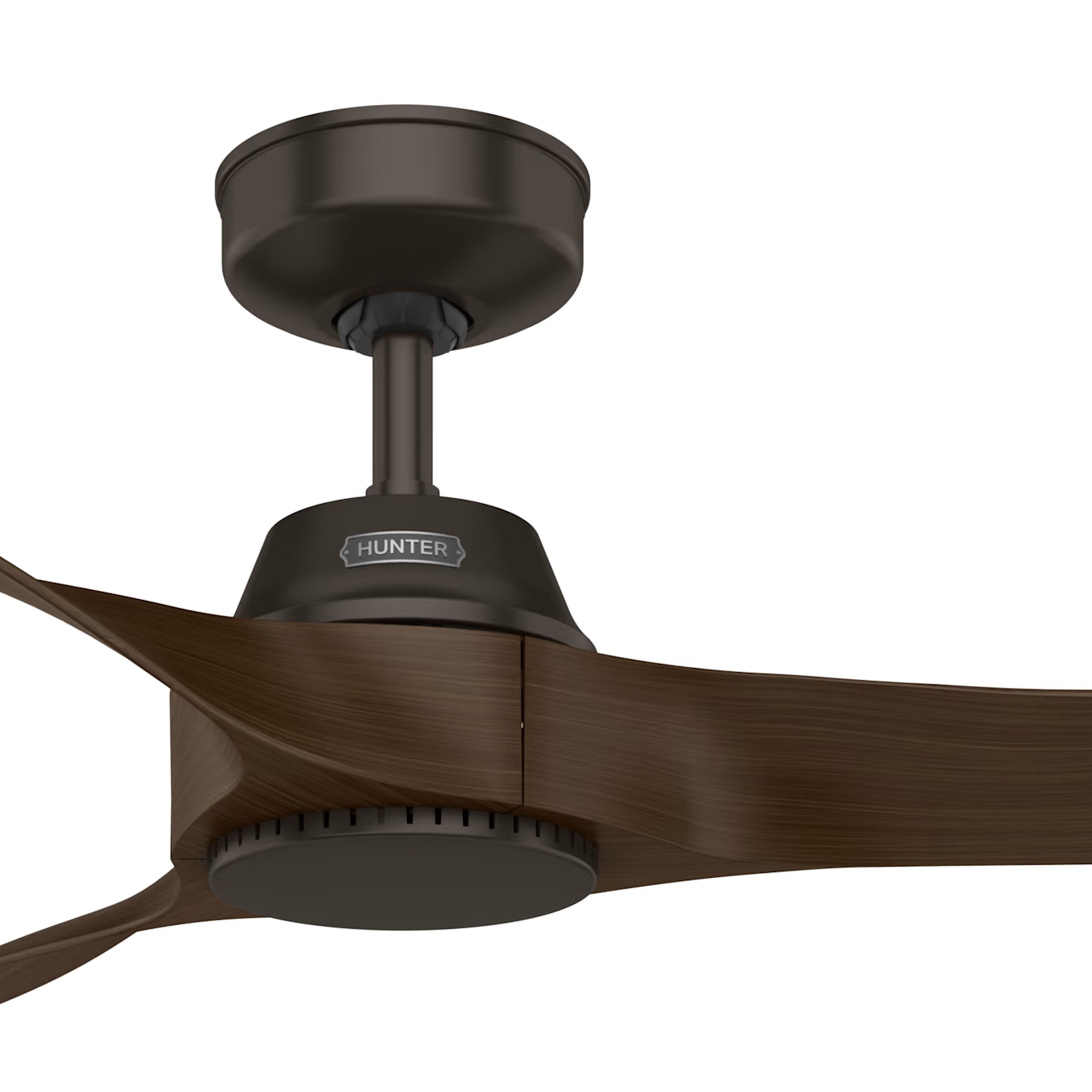 Hunter Fan 52 inch Casual Premier Bronze Outdoor Ceiling Fan with 3 Blades (Certified Refurbished)