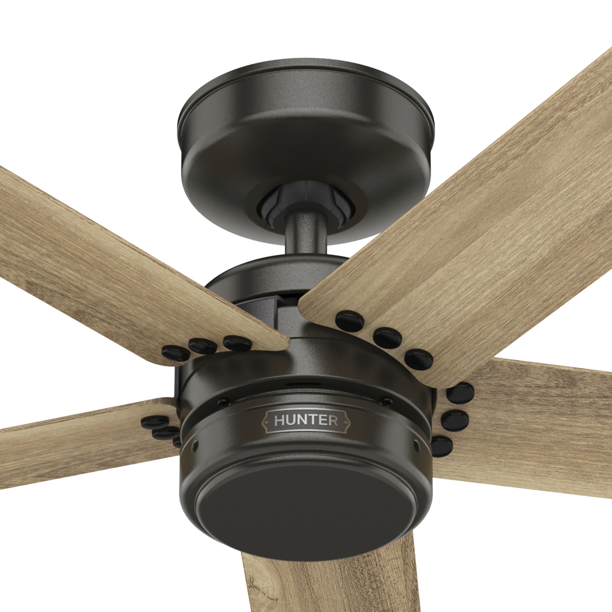 Hunter Fan 52 Inch Noble Bronze Outdoor Ceiling Fan, Modern Ceiling Fan with 5 Blade for Patio, Living Room, Bedroom, Office, Kitchen (Certified Refurbished)