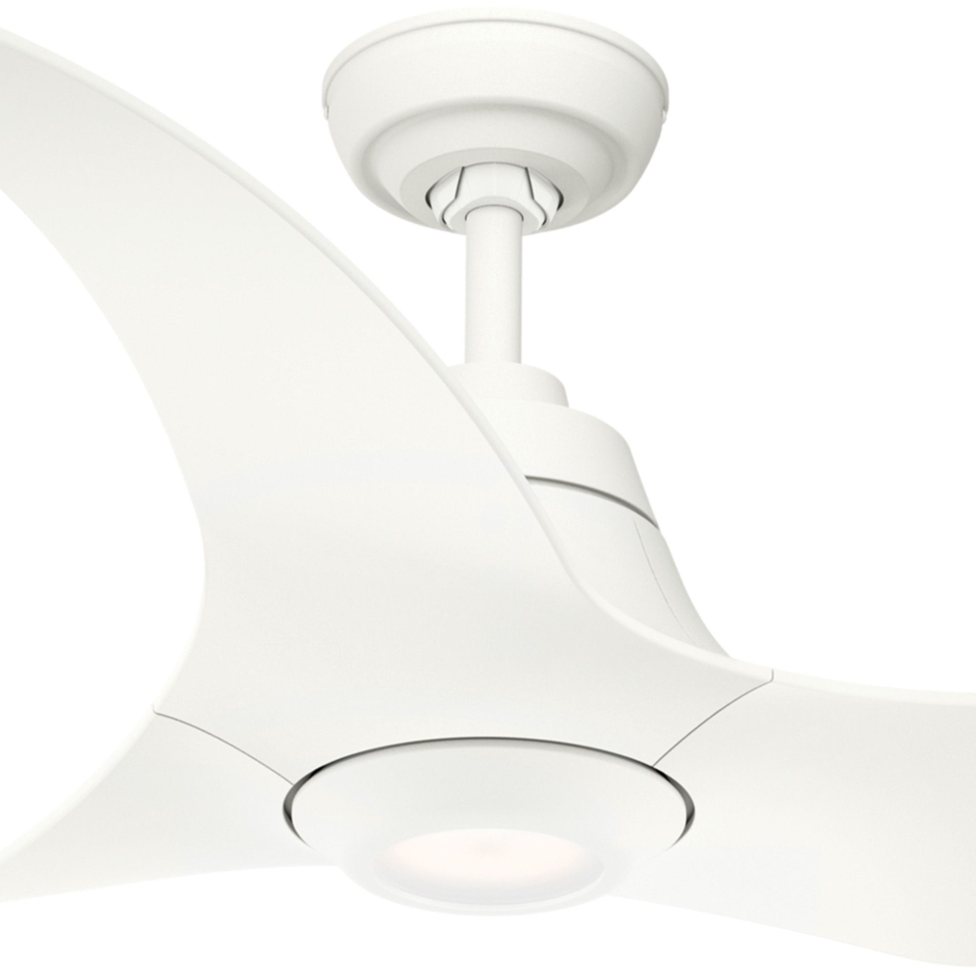 Hunter Fan 60 Inch White Outdoor Ceiling Fan with LED light and remote for Patio, Living Room, Bedroom, Farmhouse, Kitchen (Certified Refurbished)