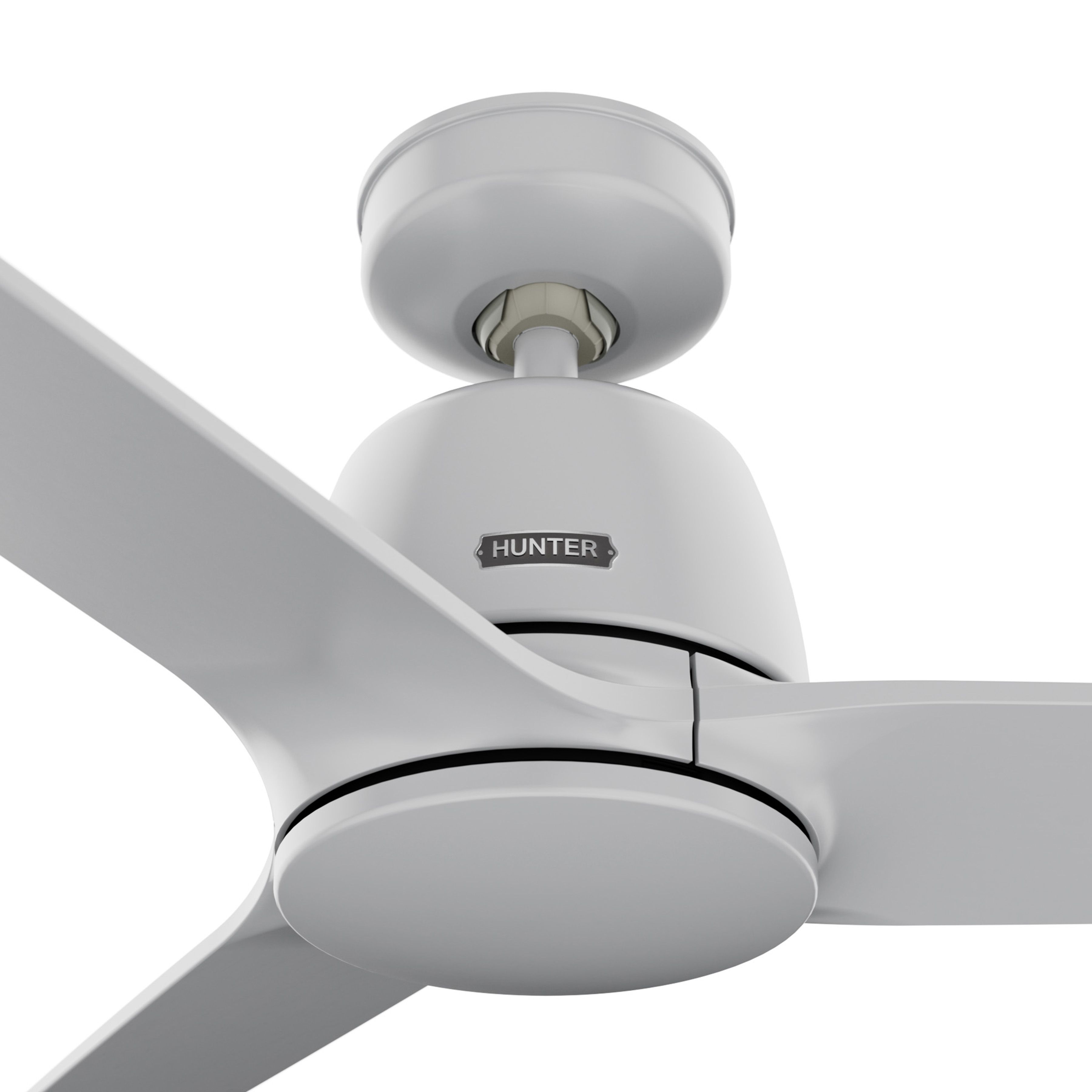 Hunter Fan 52 inch Dove Grey Indoor Ceiling Fan with Remote Control for Living Room, Bedroom, Offices, Kitchen (Certified Refurbished)