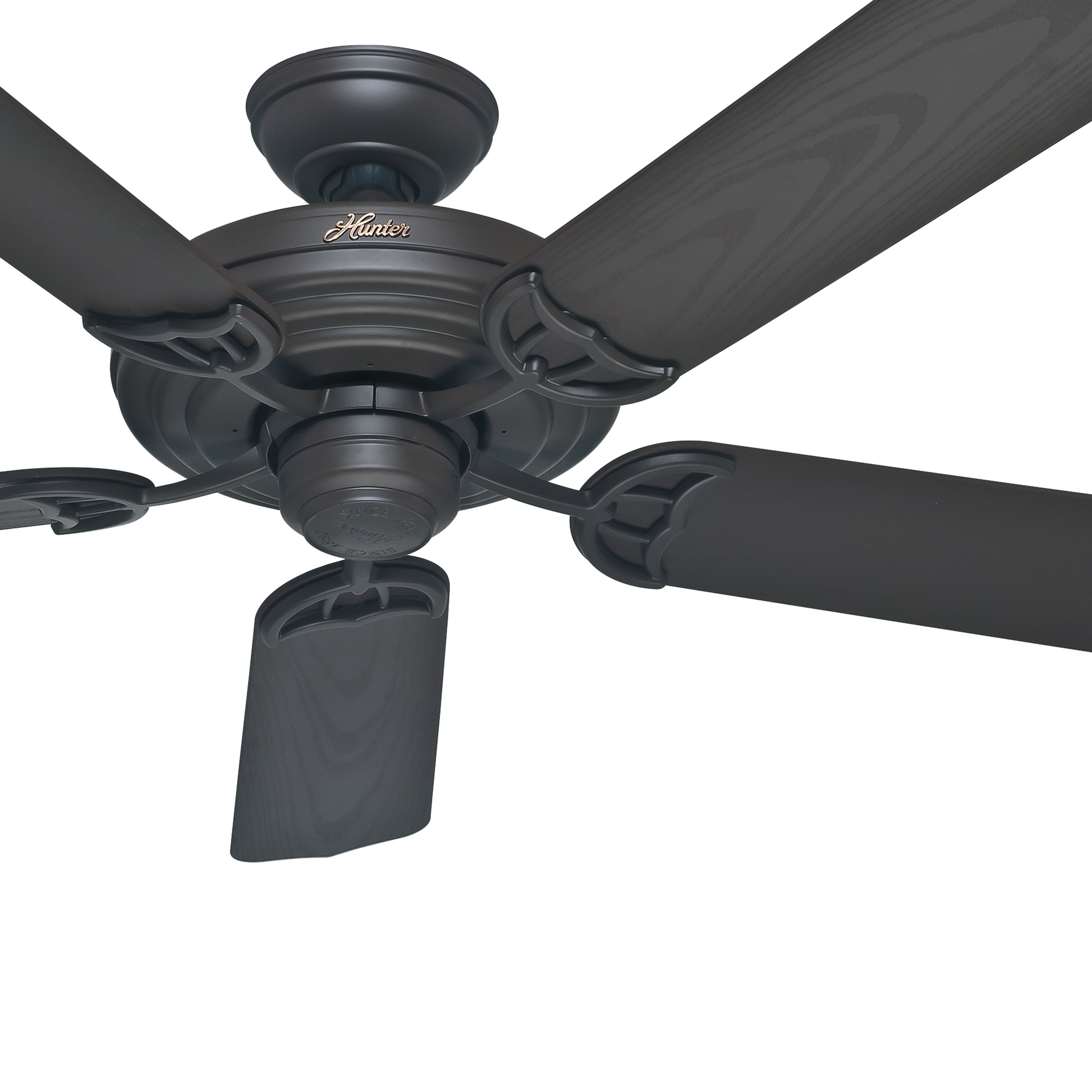 Hunter Fan 52 inch Outdoor Ceiling Fan in New Bronze with Stainless Steel Hardware to Resist Rust, 5 Blade (Certified Refurbished)