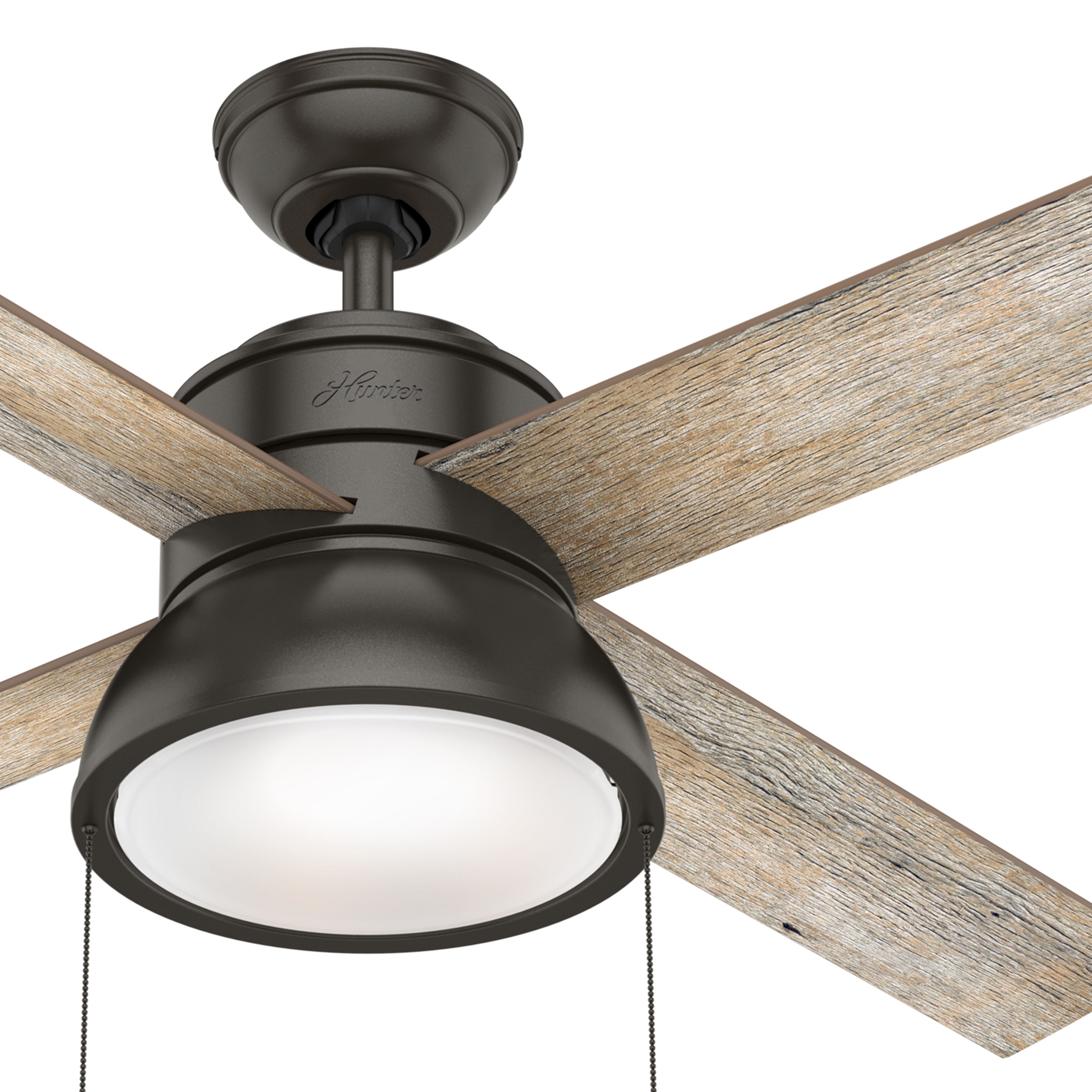 Hunter Fan 52 inch Noble Bronze Ceiling Fan with LED Lights - 4 Blade (Certified Refurbished)