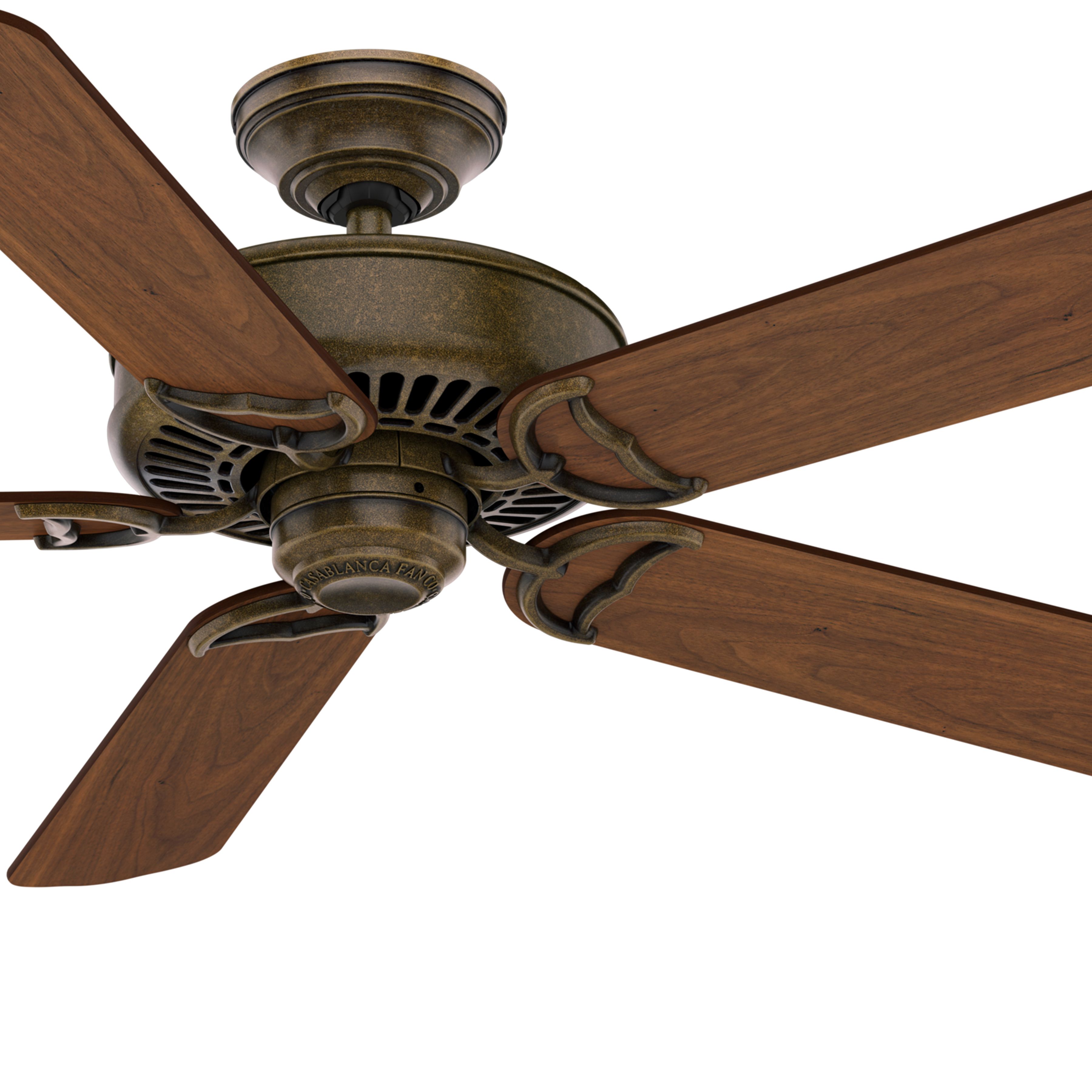 Casablanca Fan 54 inch Traditional Aged Bronze Indoor Ceiling Fan with Remote Control (Renewed)