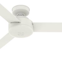 Hunter Fan 52 inch Contemporary in Matte Nickel Indoor Ceiling Fan with 3 Blades (Certified Refurbished)