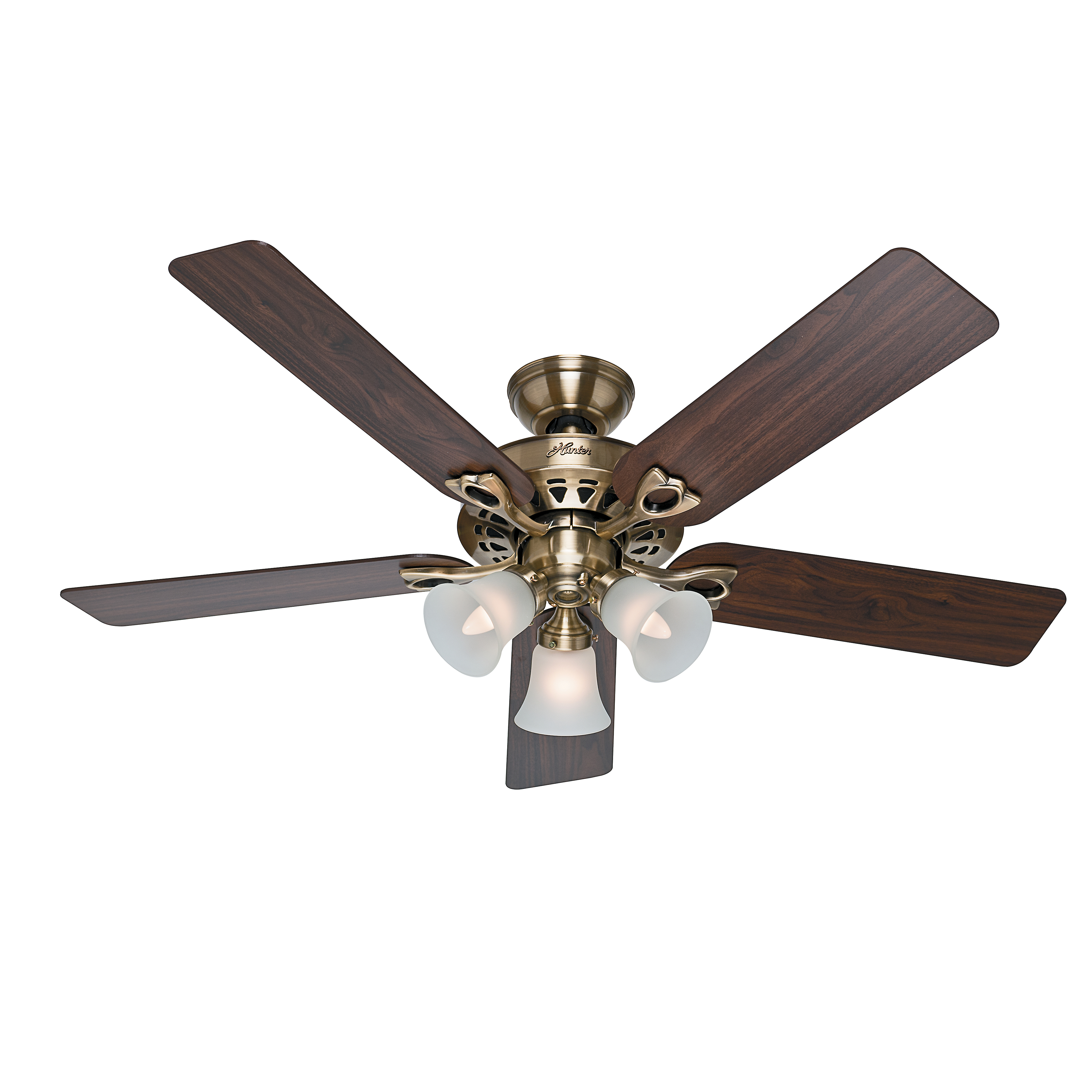 Brass 2024 ceiling fan 52in